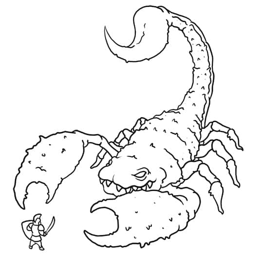 Dibujo gratuito Escorpión #209593 de la coleccion Animales para imprimir