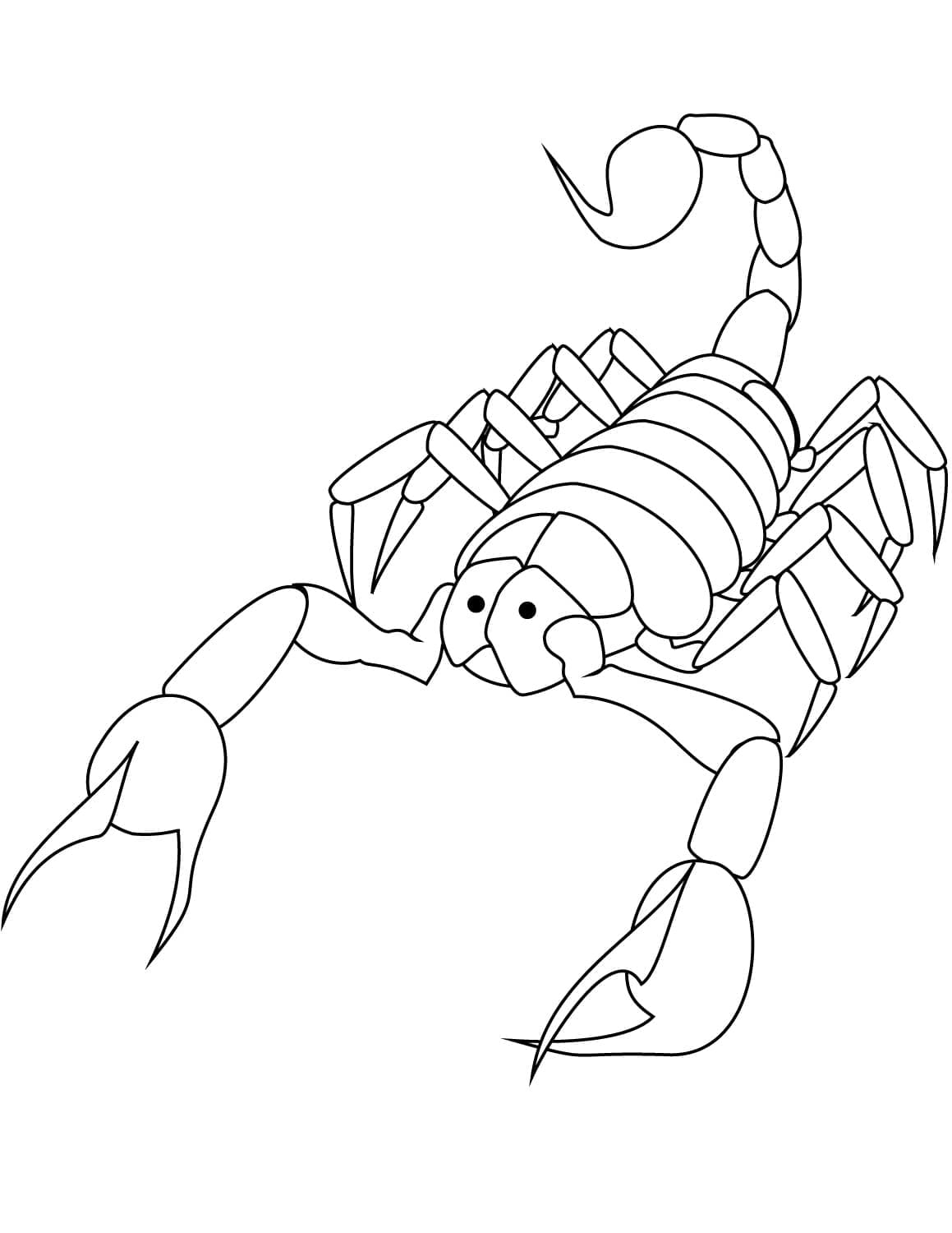 Dibujo gratuito Escorpión #209595 de la coleccion Animales para imprimir Dibujo gratuito Escorpión #209595 de la coleccion Animales para imprimir