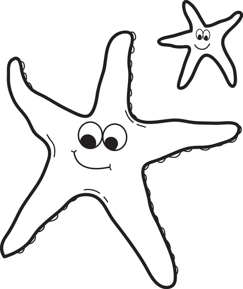 Dibujo gratuito Estrella de Mar #187157 de la coleccion Animales para imprimir