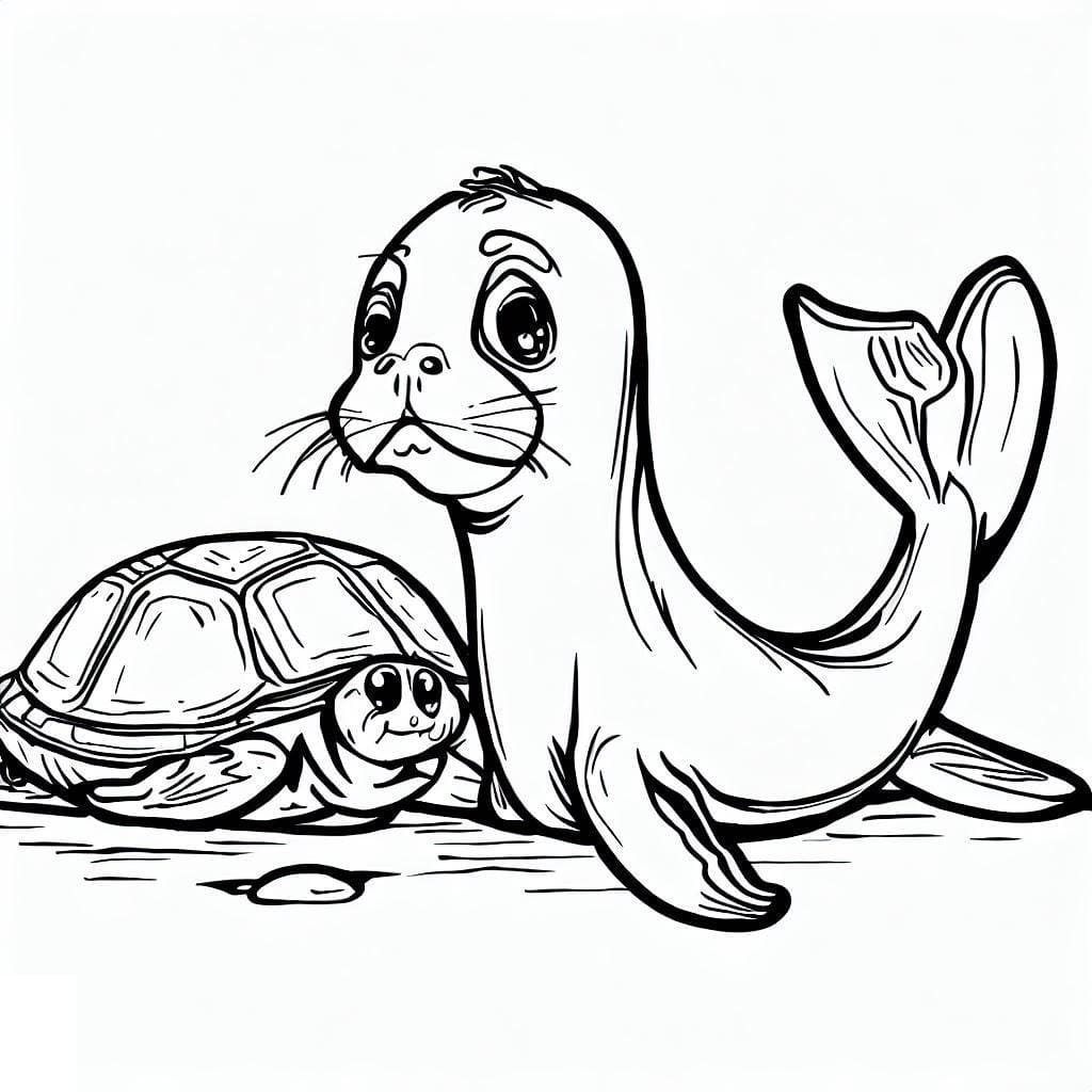 Dibujo gratuito Foca #188065 de la coleccion Animales para imprimir