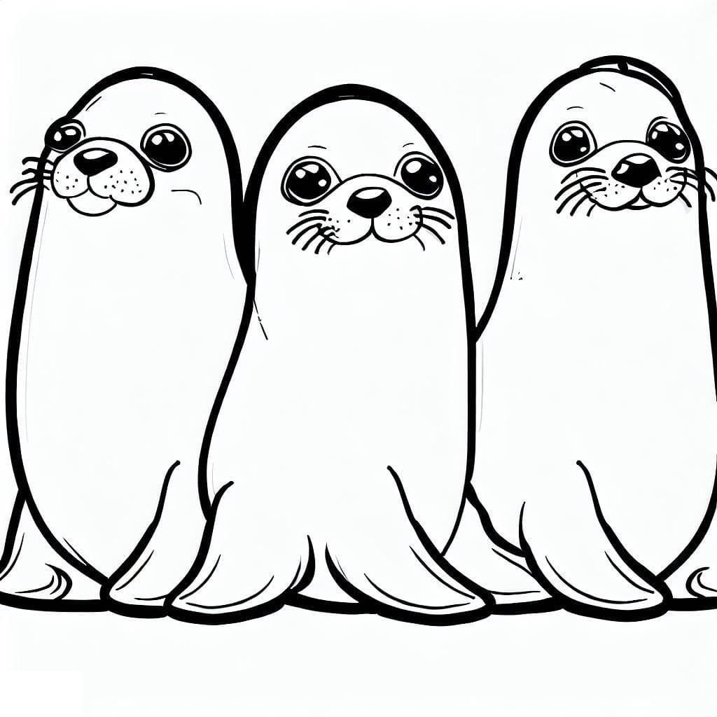 Dibujo gratuito Foca #188073 de la coleccion Animales para imprimir