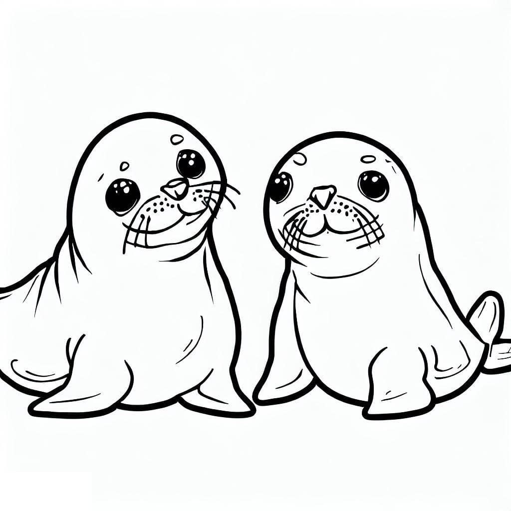 Dibujo gratuito Foca #188074 de la coleccion Animales para imprimir