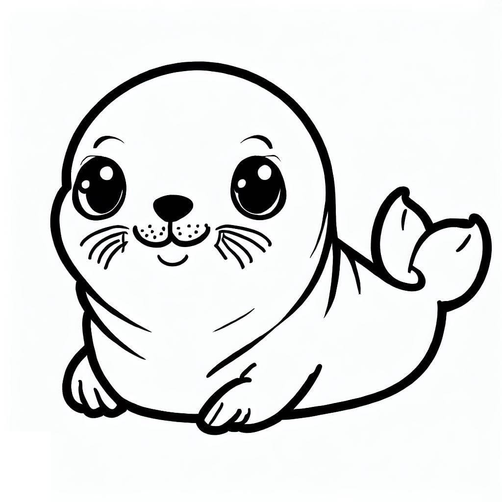 Dibujo gratuito Foca #188081 de la coleccion Animales para imprimir