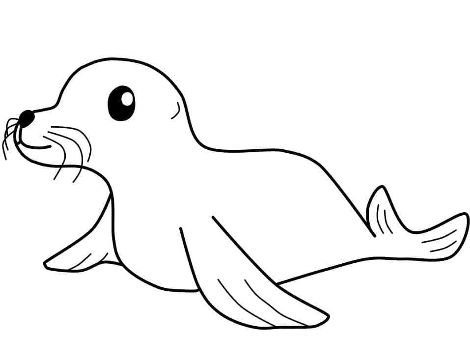 Dibujo gratuito Foca #188102 de la coleccion Animales para imprimir