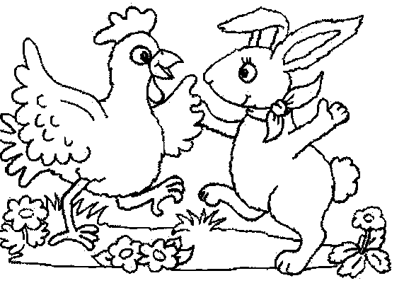 Dibujo para colorear: Gallina (Animales) #17483 - Dibujos para Colorear e Imprimir Gratis