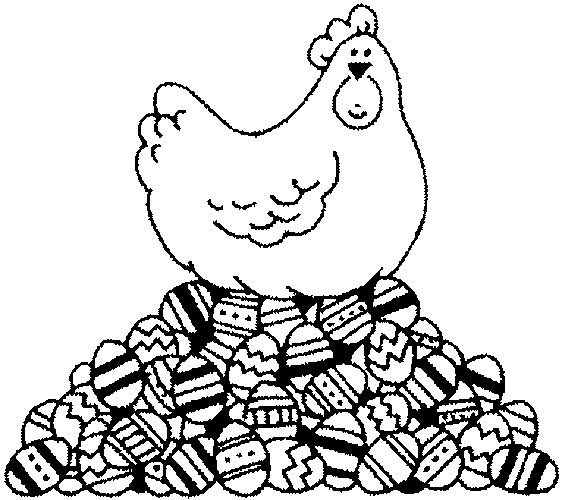 Dibujo para colorear: Gallina (Animales) #17556 - Dibujos para Colorear e Imprimir Gratis