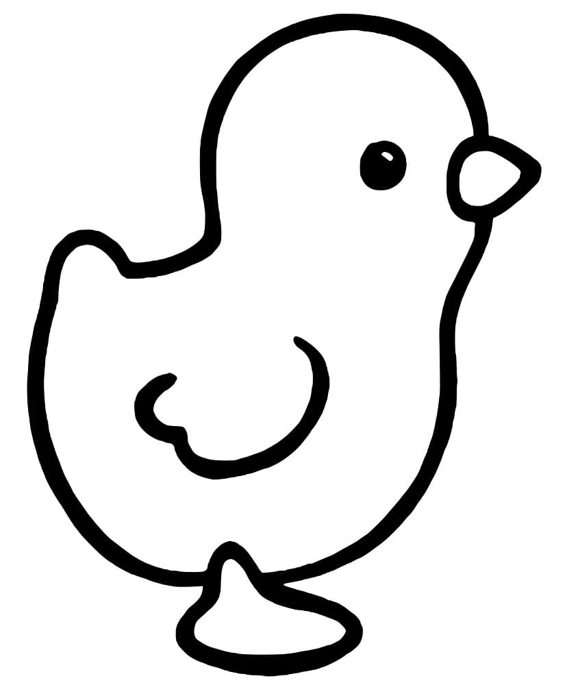 Dibujo gratuito Gallina y Pollito #193178 de la coleccion Animales para imprimir