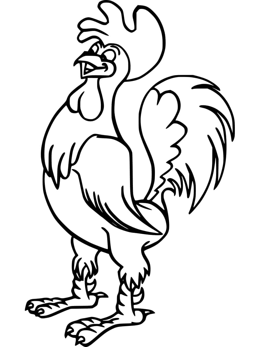 Dibujo gratuito Gallo #207117 de la coleccion Animales para imprimir