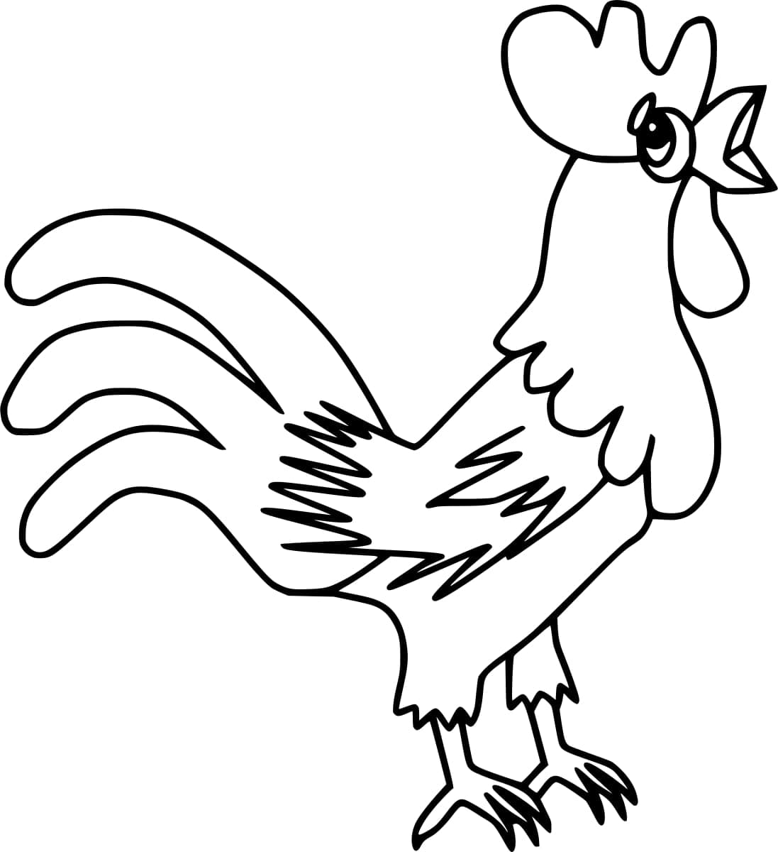Dibujo gratuito Gallo #207119 de la coleccion Animales para imprimir Dibujo gratuito Gallo #207119 de la coleccion Animales para imprimir