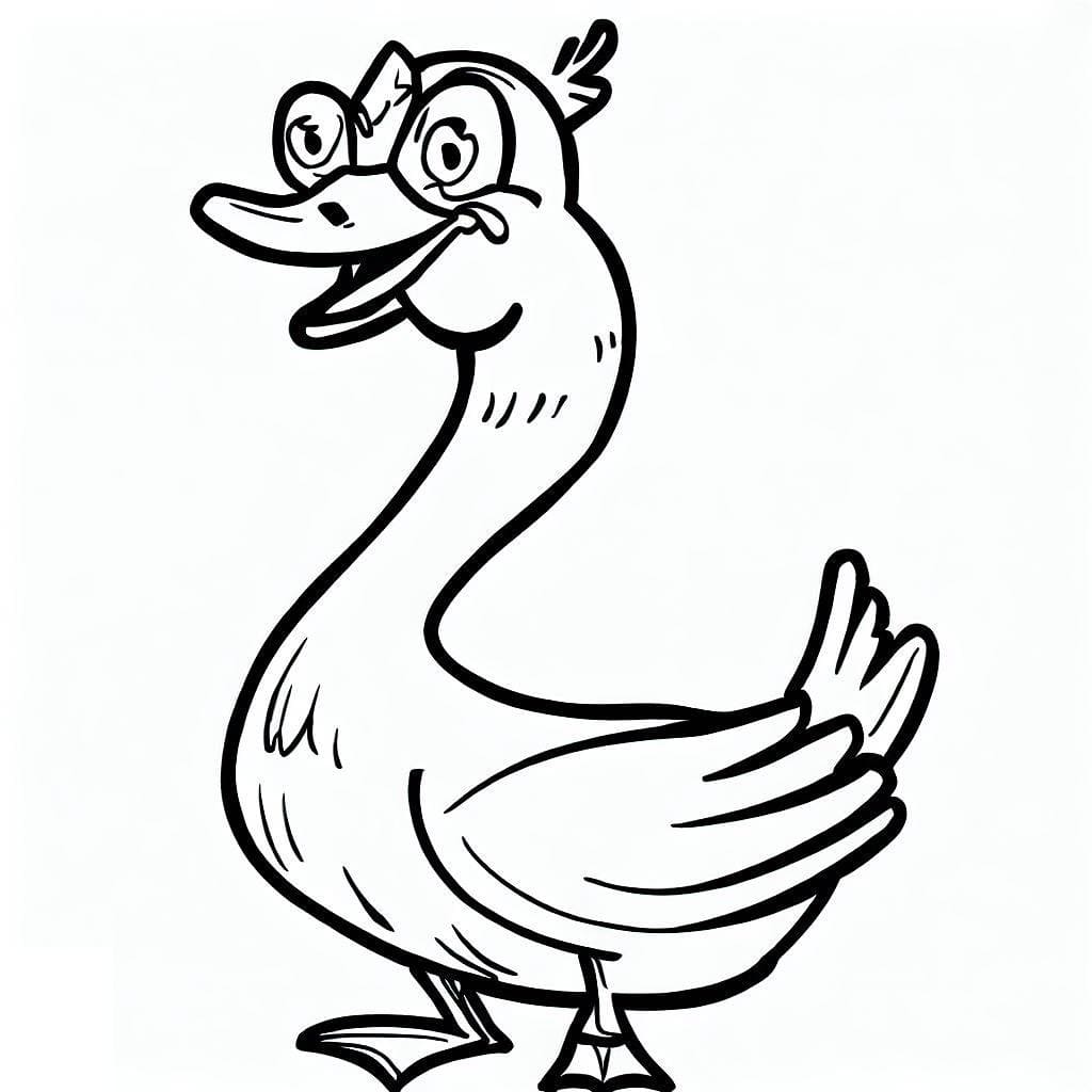 Dibujo gratuito Ganso #188114 de la coleccion Animales para imprimir