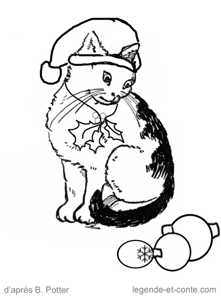 Dibujo gratuito Gatito #18144 de la coleccion Animales para imprimir