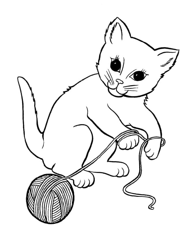 Dibujo gratuito Gato #174965 de la coleccion Animales para imprimir
