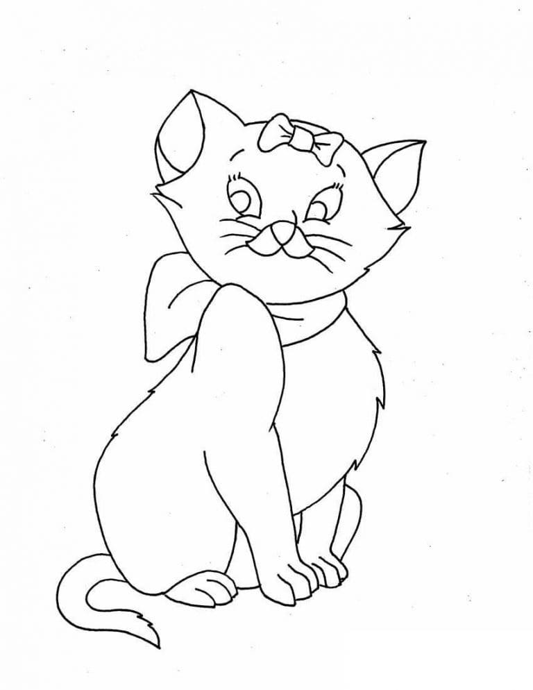 Dibujo gratuito Gato #174990 de la coleccion Animales para imprimir