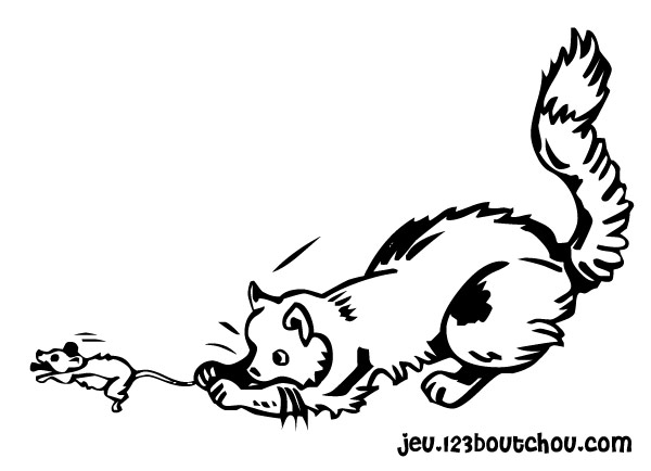 Dibujo para colorear: Gato (Animales) #1951 - Dibujos para Colorear e Imprimir Gratis