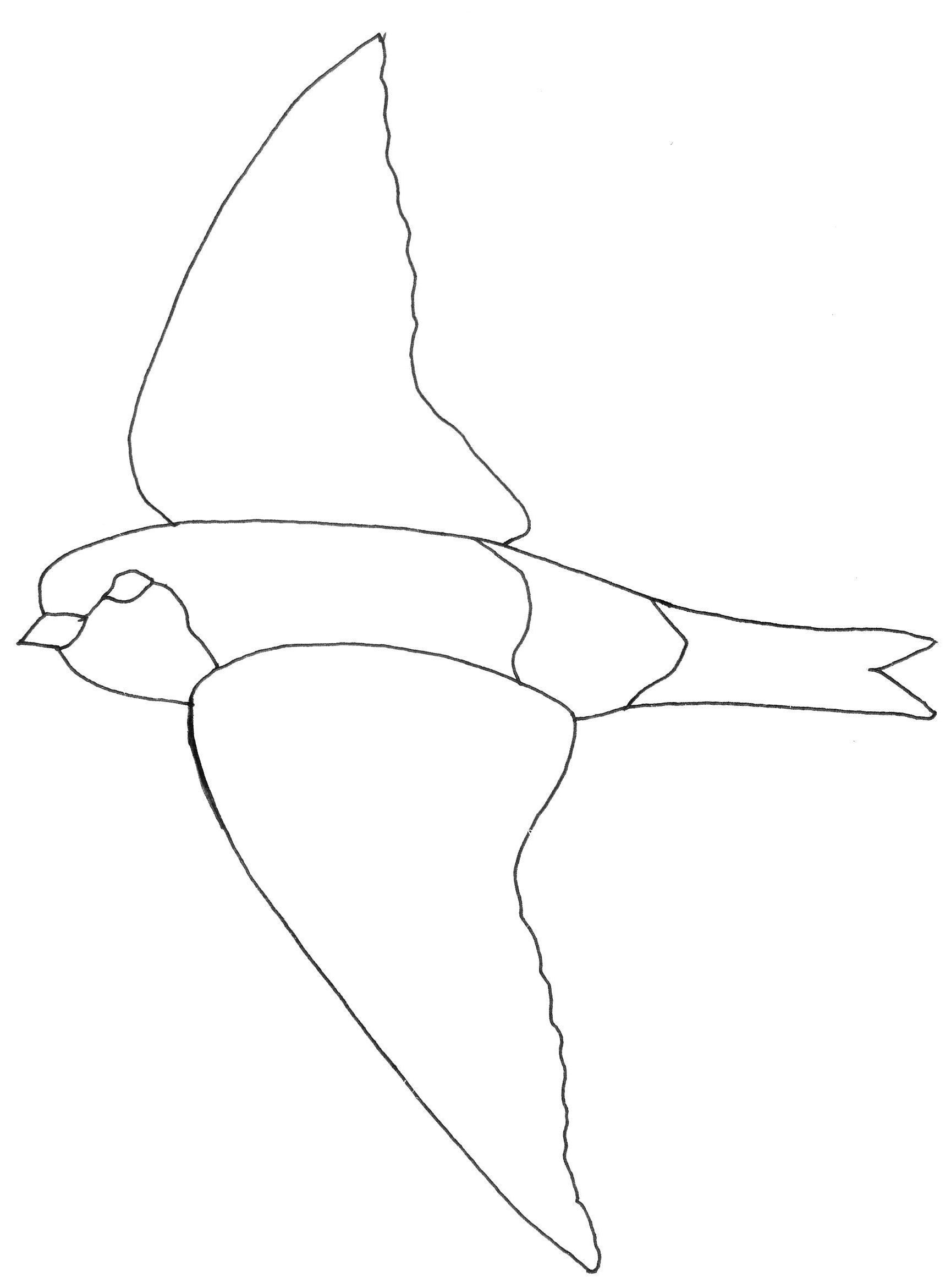 Dibujo gratuito Golondrina #8824 de la coleccion Animales para imprimir