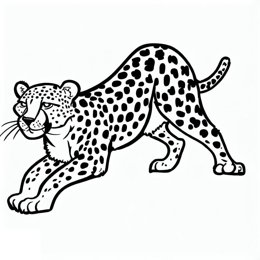 Dibujo gratuito Guepardo #188860 de la coleccion Animales para imprimir