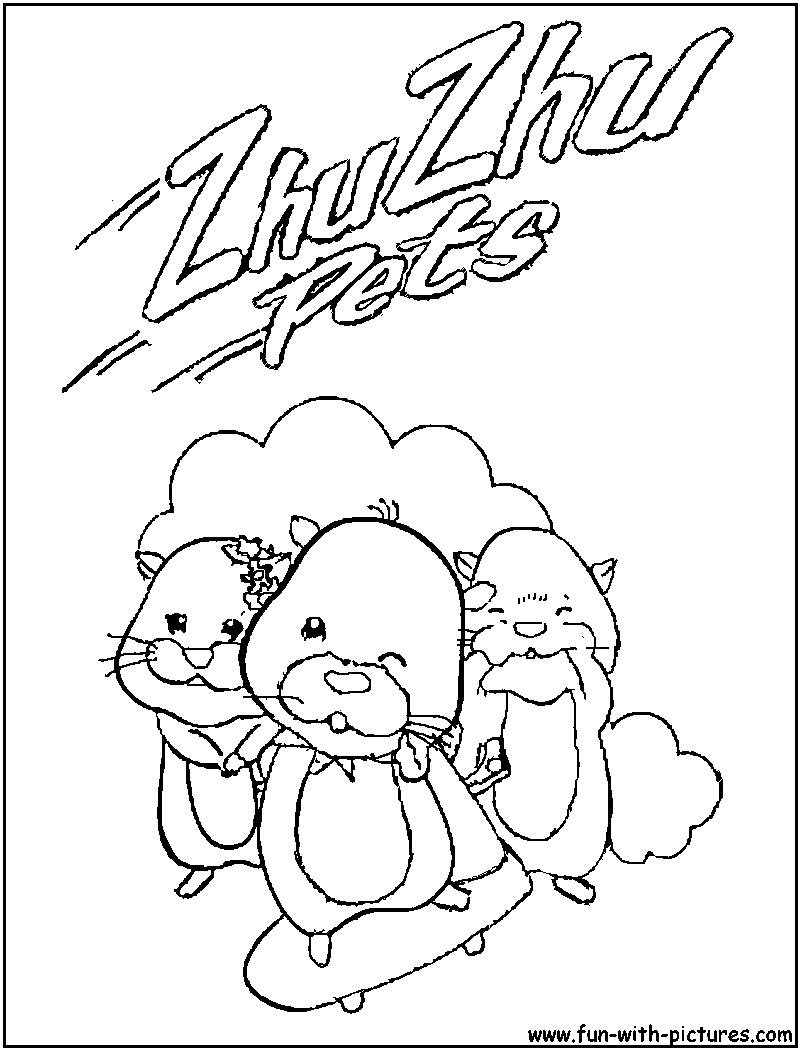 Dibujo para colorear: Hámster (Animales) #8123 - Dibujos para Colorear e Imprimir Gratis