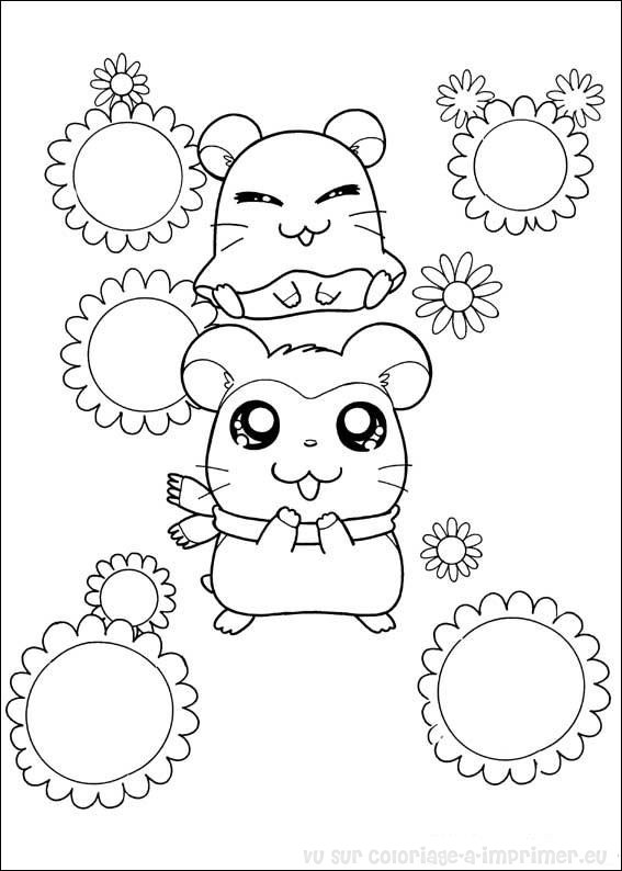 Dibujo para colorear: Hámster (Animales) #8179 - Dibujos para Colorear e Imprimir Gratis