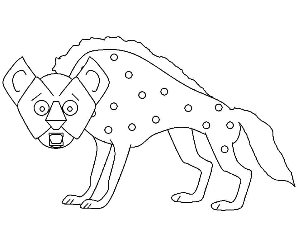 Dibujo gratuito Hiena #186934 de la coleccion Animales para imprimir