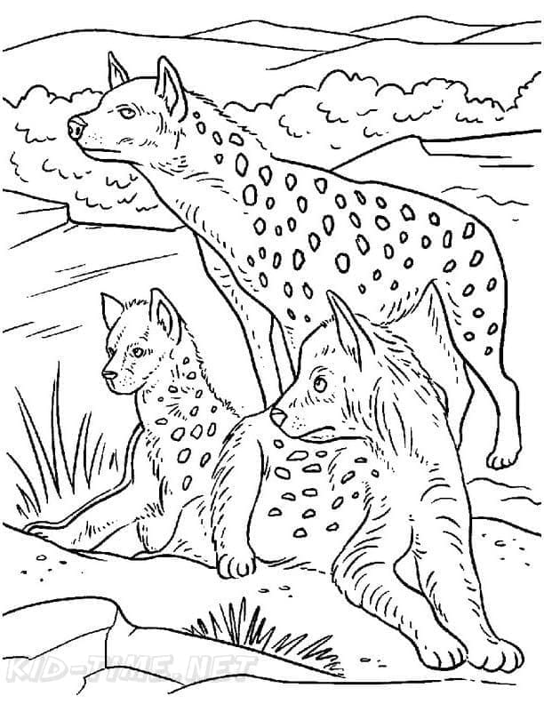 Dibujo gratuito Hiena #186936 de la coleccion Animales para imprimir