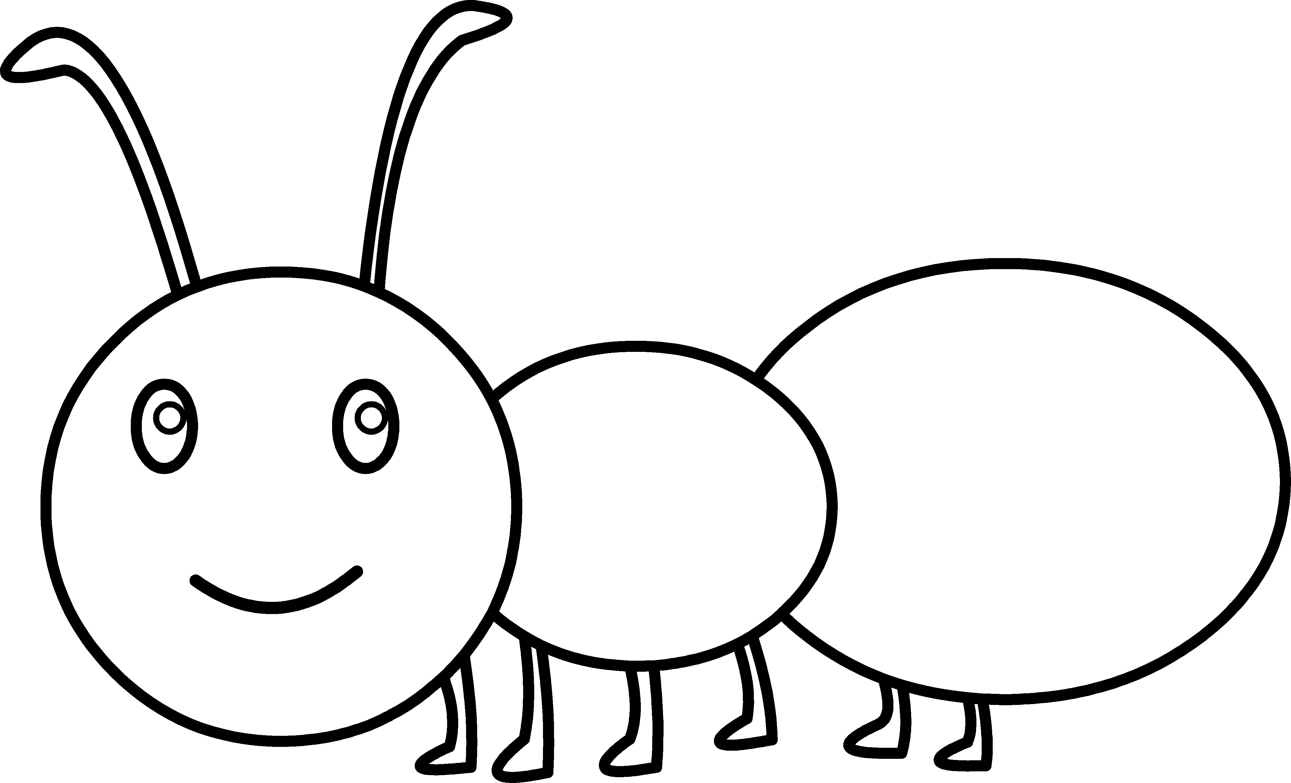 Dibujo para colorear: Hormiga (Animales) #6925 - Dibujos para Colorear e Imprimir Gratis