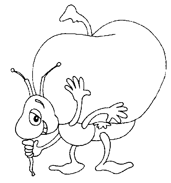 Dibujo para colorear: Hormiga (Animales) #6944 - Dibujos para Colorear e Imprimir Gratis