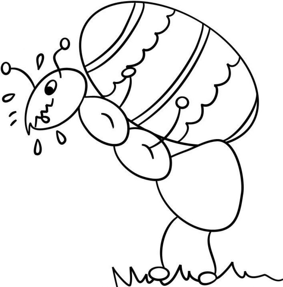 Dibujo para colorear: Hormiga (Animales) #6952 - Dibujos para Colorear e Imprimir Gratis