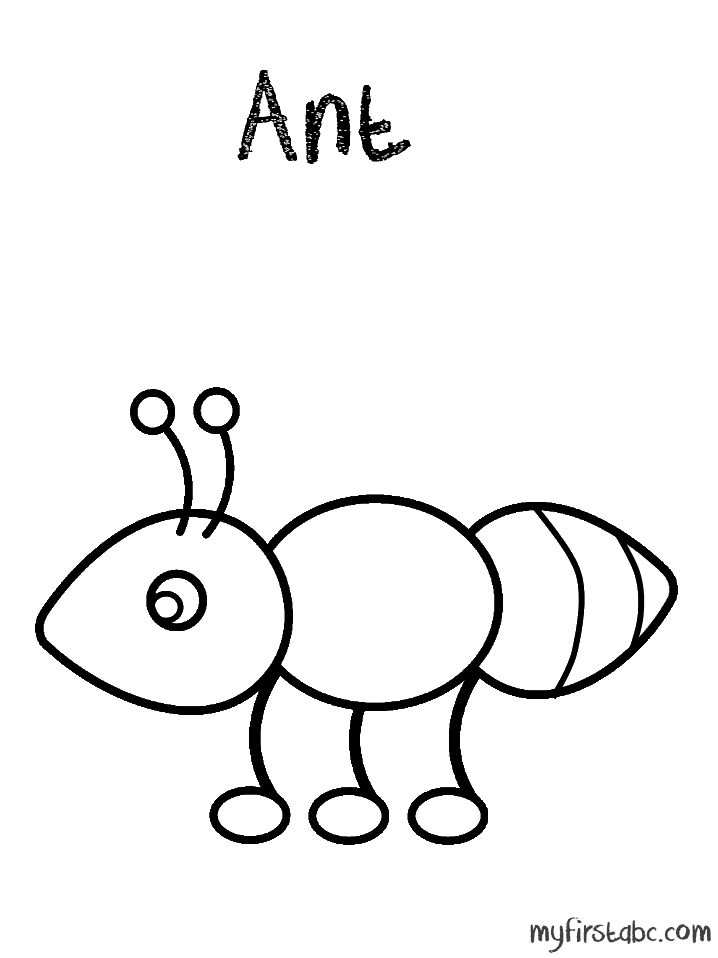 Dibujo para colorear: Hormiga (Animales) #6958 - Dibujos para Colorear e Imprimir Gratis