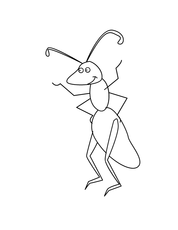 Dibujo para colorear: Hormiga (Animales) #6959 - Dibujos para Colorear e Imprimir Gratis