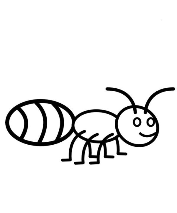 Dibujo para colorear: Hormiga (Animales) #7077 - Dibujos para Colorear e Imprimir Gratis