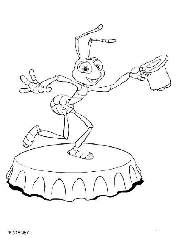 Dibujo para colorear: Hormiga (Animales) #7096 - Dibujos para Colorear e Imprimir Gratis