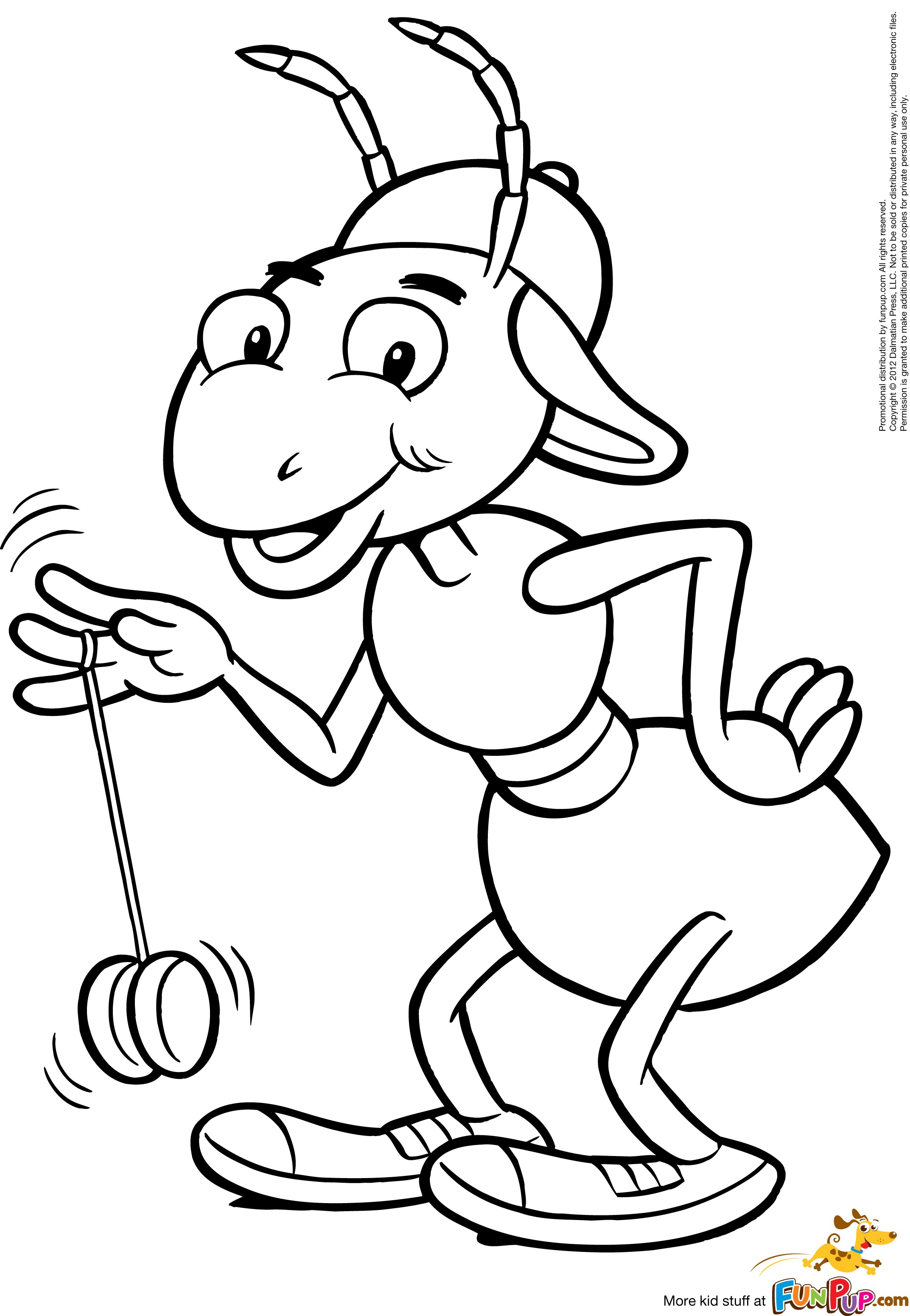 Dibujo para colorear: Hormiga (Animales) #7106 - Dibujos para Colorear e Imprimir Gratis