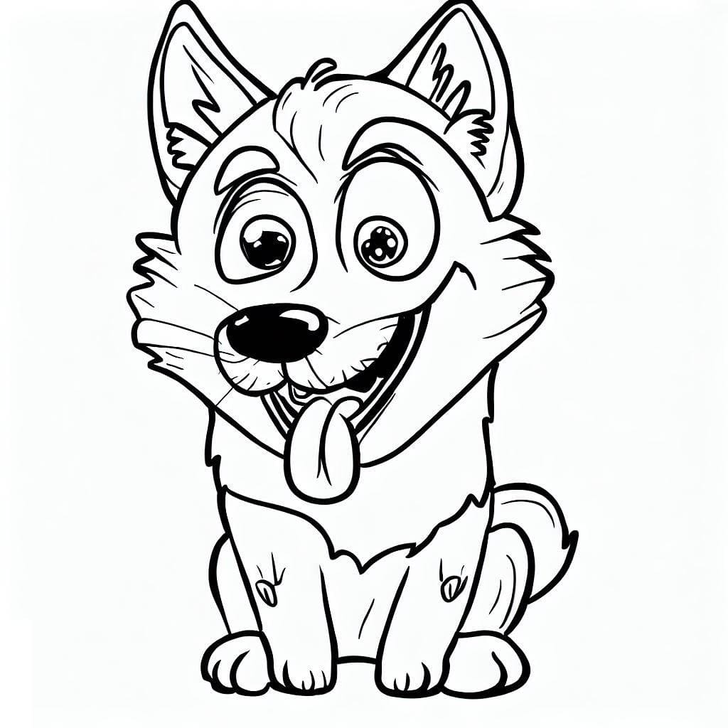 Dibujo gratuito Husky #189107 de la coleccion Animales para imprimir