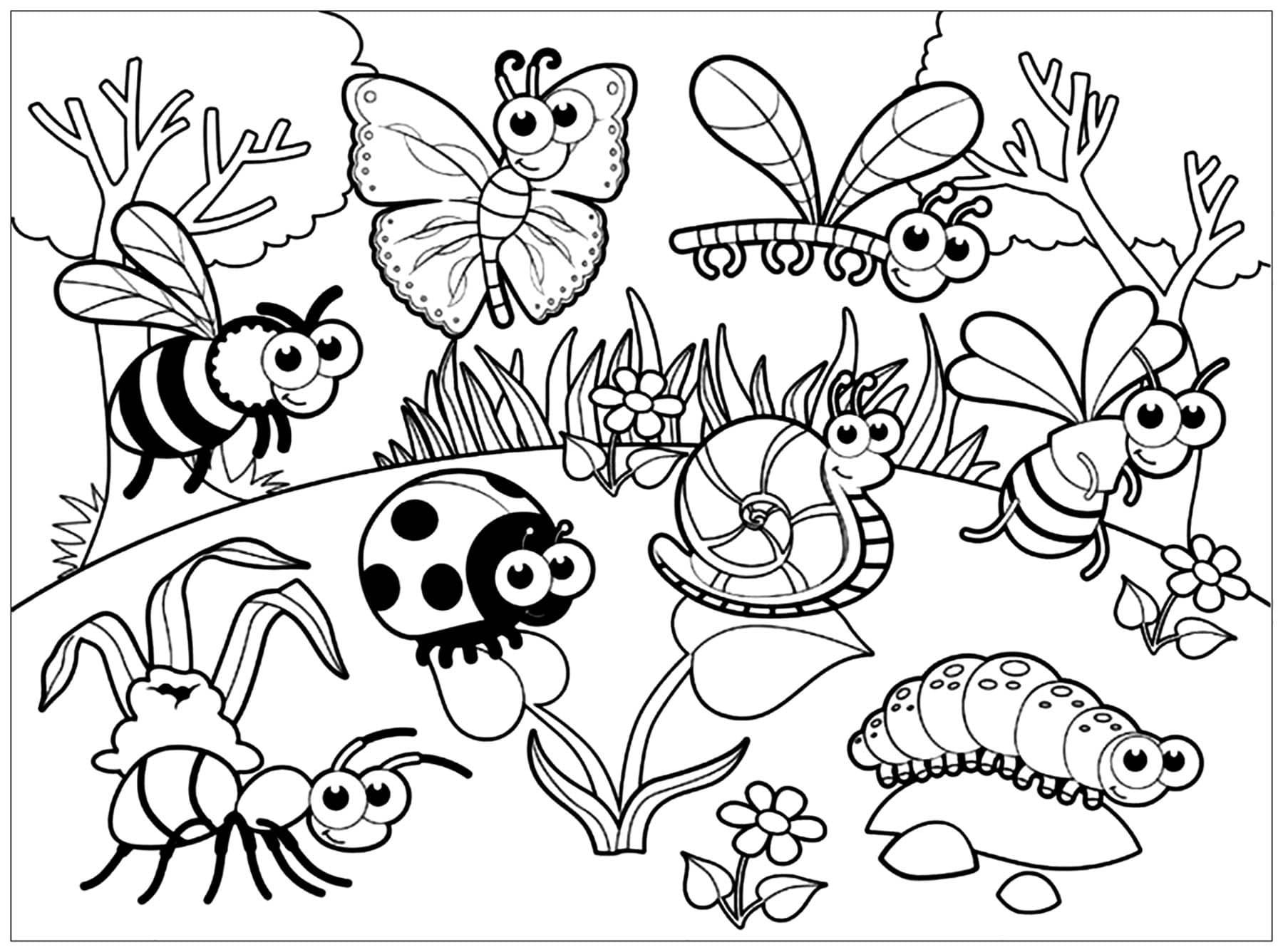 Dibujo gratuito Insecto #179764 de la coleccion Animales para imprimir