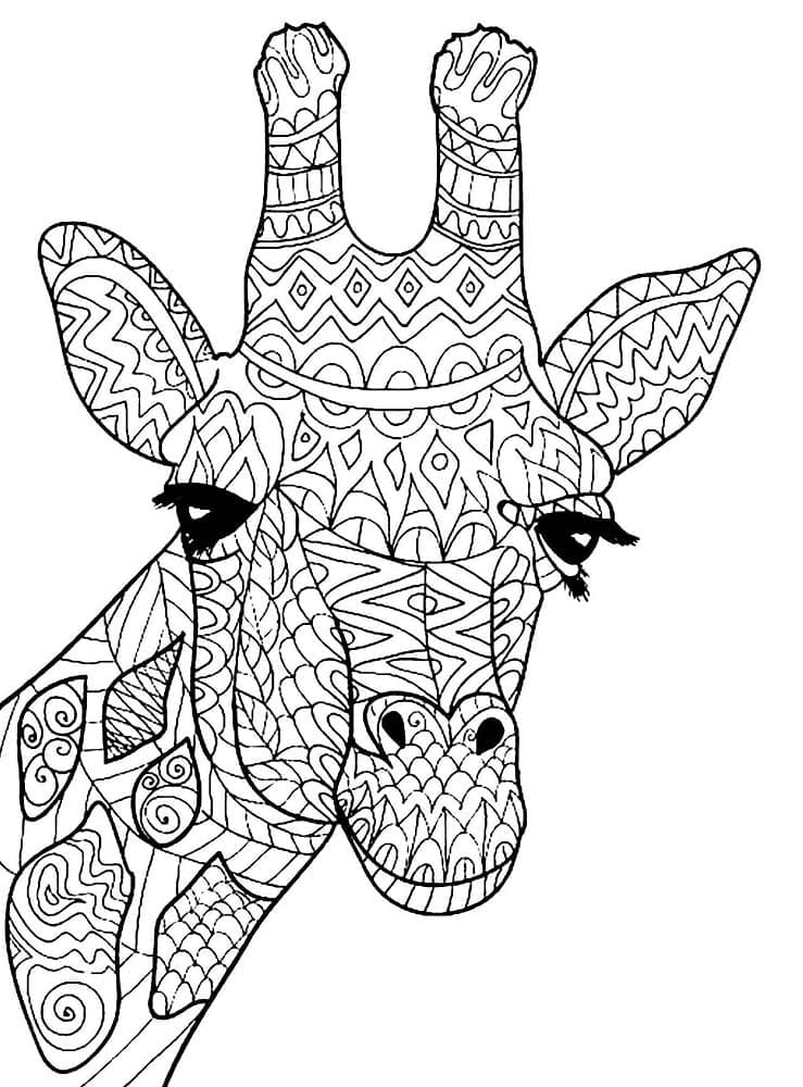 Dibujo gratuito Jirafa #177604 de la coleccion Animales para imprimir