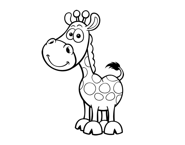 Dibujo para colorear: Jirafa (Animales) #7280 - Dibujos para Colorear e Imprimir Gratis