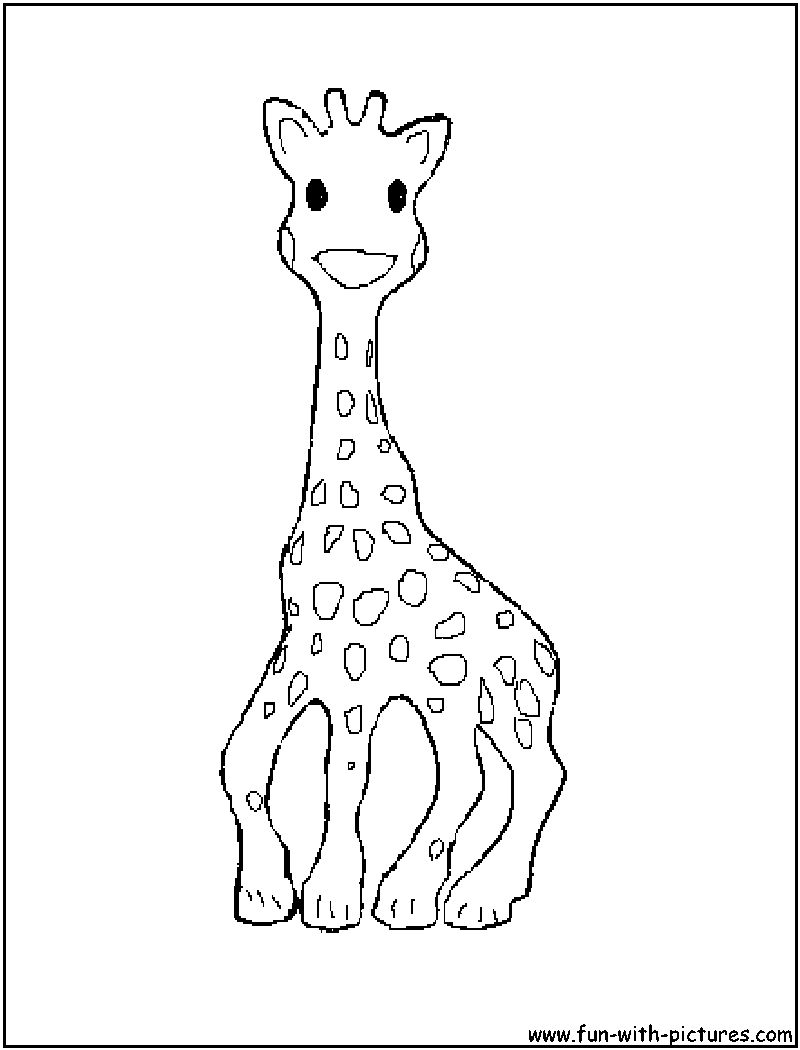 Dibujo para colorear: Jirafa (Animales) #7310 - Dibujos para Colorear e Imprimir Gratis