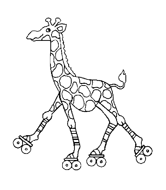 Dibujo para colorear: Jirafa (Animales) #7333 - Dibujos para Colorear e Imprimir Gratis