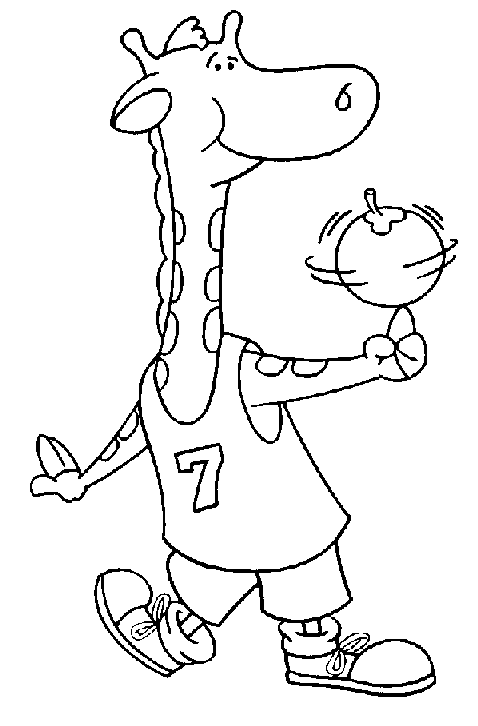 Dibujo para colorear: Jirafa (Animales) #7337 - Dibujos para Colorear e Imprimir Gratis