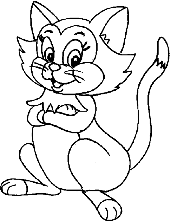 Dibujo para colorear: Kitten (Animales) #18048 - Dibujos para Colorear e Imprimir Gratis