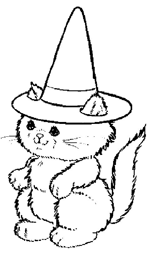 Dibujo para colorear: Kitten (Animales) #18058 - Dibujos para Colorear e Imprimir Gratis