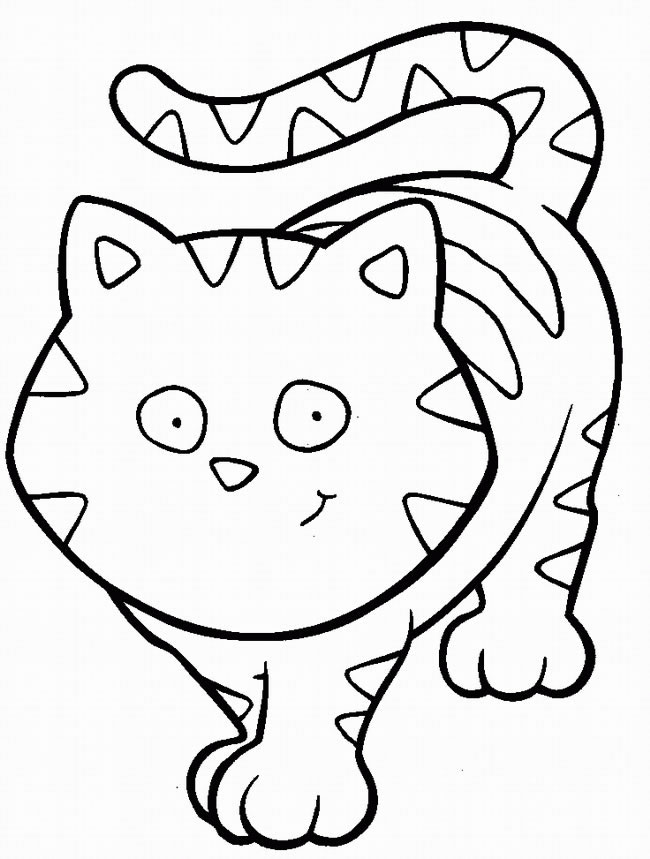 Dibujo para colorear: Kitten (Animales) #18062 - Dibujos para Colorear e Imprimir Gratis