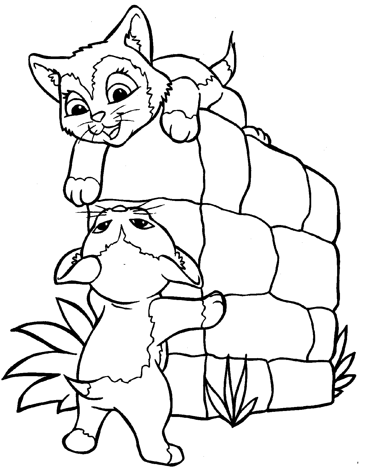 Dibujo para colorear: Kitten (Animales) #18100 - Dibujos para Colorear e Imprimir Gratis