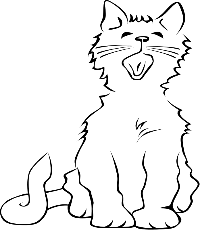 Dibujo para colorear: Kitten (Animales) #18111 - Dibujos para Colorear e Imprimir Gratis