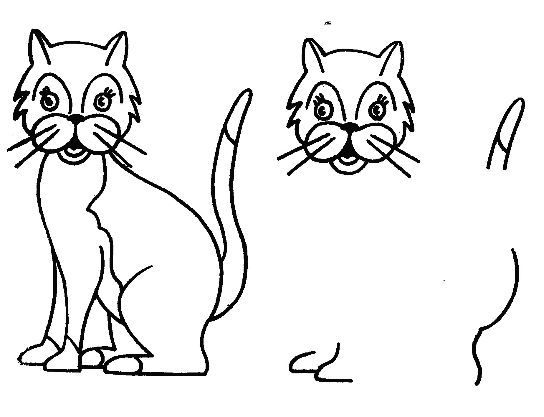 Dibujo para colorear: Kitten (Animales) #18121 - Dibujos para Colorear e Imprimir Gratis