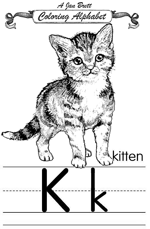 Dibujo para colorear: Kitten (Animales) #18140 - Dibujos para Colorear e Imprimir Gratis