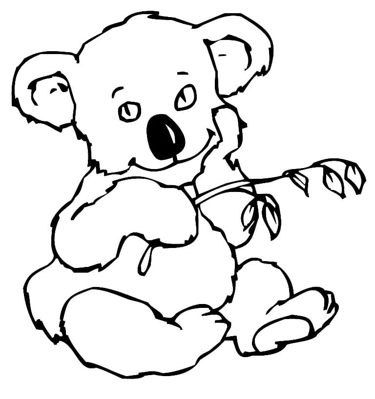 Dibujo gratuito Koala #178774 de la coleccion Animales para imprimir