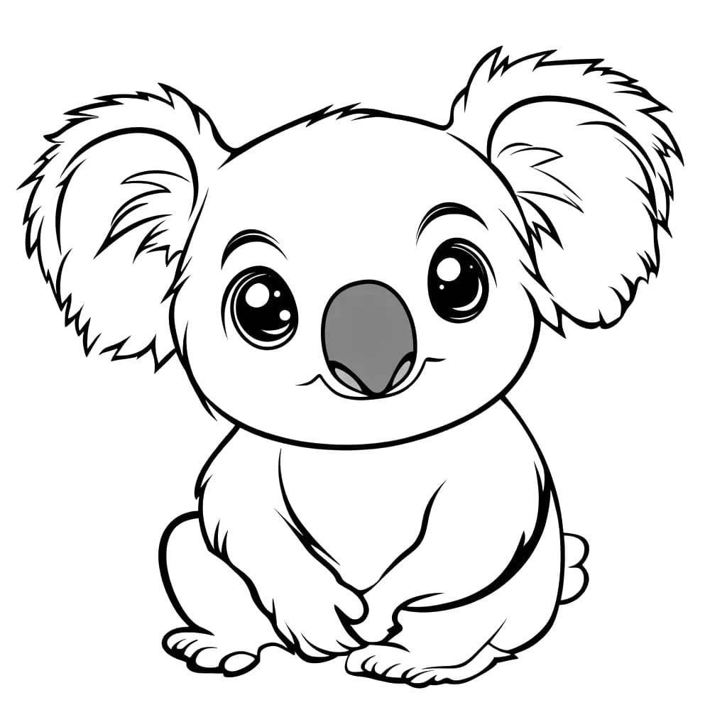 Dibujo gratuito Koala #217749 de la coleccion Animales para imprimir