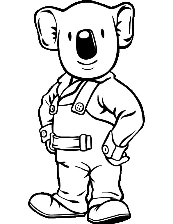 Dibujo para colorear: Koala (Animales) #9450 - Dibujos para Colorear e Imprimir Gratis