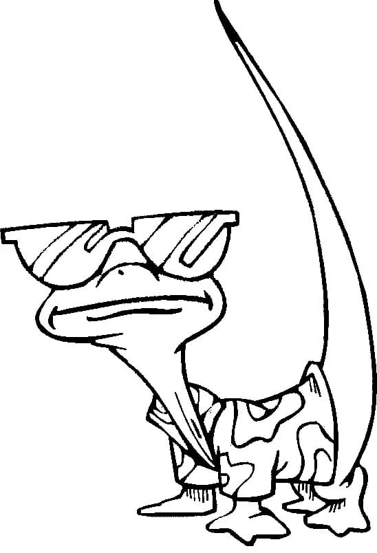 Dibujo para colorear: Lagarto (Animales) #179646 - Dibujos para Colorear e Imprimir Gratis